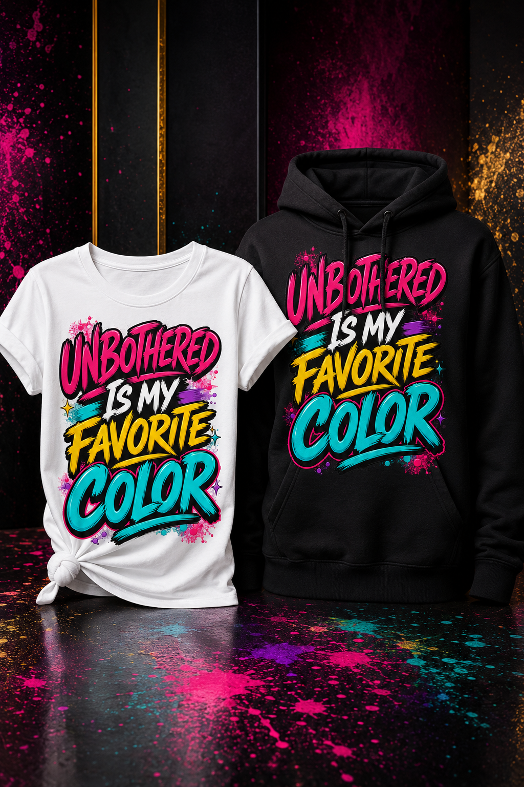Unbothered Is My Favorite Color PNG Digital Download