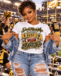 Raising a Legend Football Mom T-Shirt | Proud Football Mama Game Day Tee