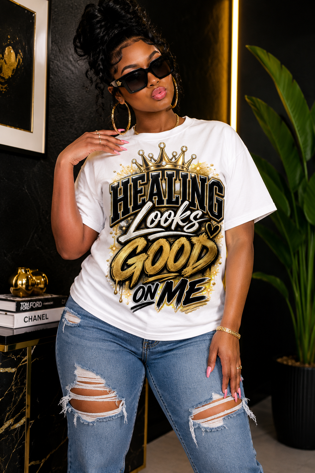 Healing Looks Good On Me – Digital T-Shirt Design